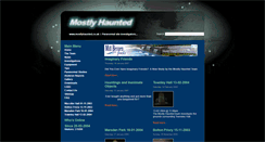 Desktop Screenshot of mostlyhaunted.co.uk